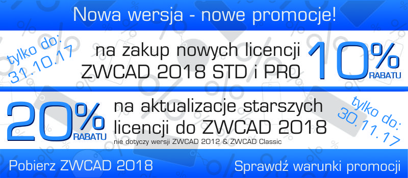 Promocja ZWCAD 2018