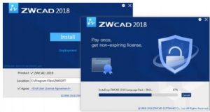 Skrócony proces instalacji w ZWCAD 2018